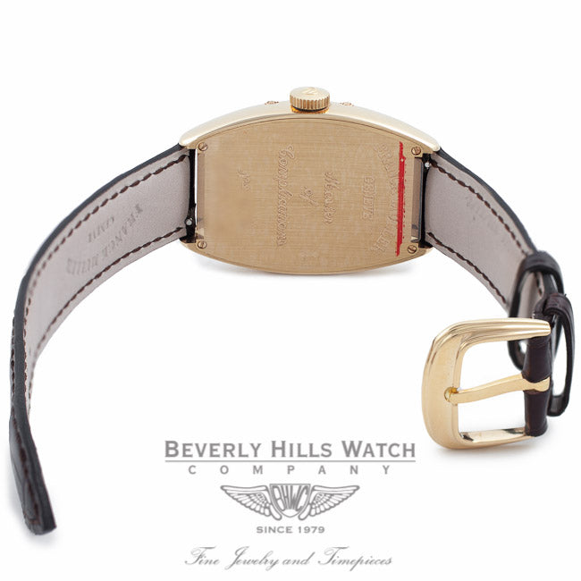 Frank Muller Master Calendar Moonphase 18k Yellow Gold Silver Dial 5850 MC L KI21A5 - Beverly Hills Watch Company Watch Store