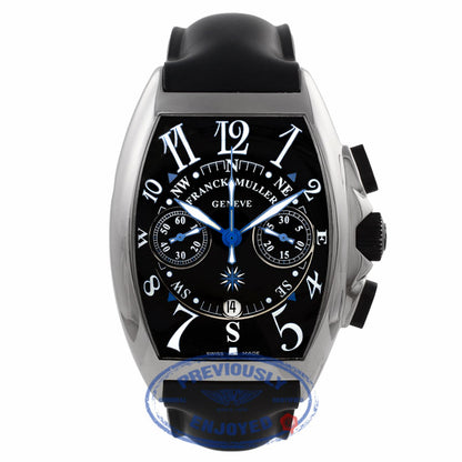 Franck Muller Master of Complications Mariner Stainless Steel Chronograph Black Dial Black Rubber Strap 8080 CC AT MAR 1M08ND  - Beverly Hills Watch Company Watch Store