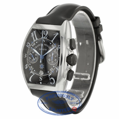Franck Muller Master of Complications Mariner Stainless Steel Chronograph Black Dial Black Rubber Strap 8080 CC AT MAR 1M08ND  - Beverly Hills Watch Company