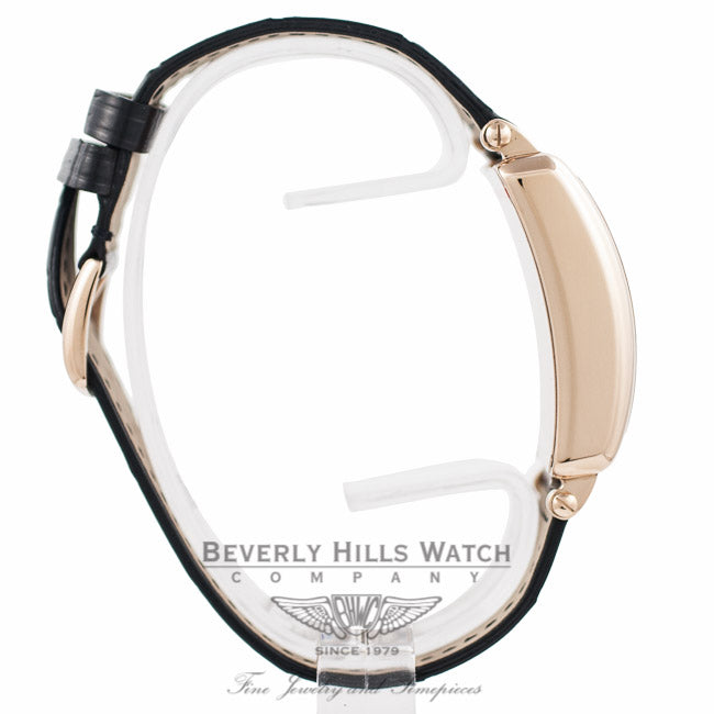 Franck Muller Master Square Quartz Ladies 18k Rose Gold Silver Dial 6002 M QZ R - UN55X5 - Beverly Hills Watch Company Watch Store