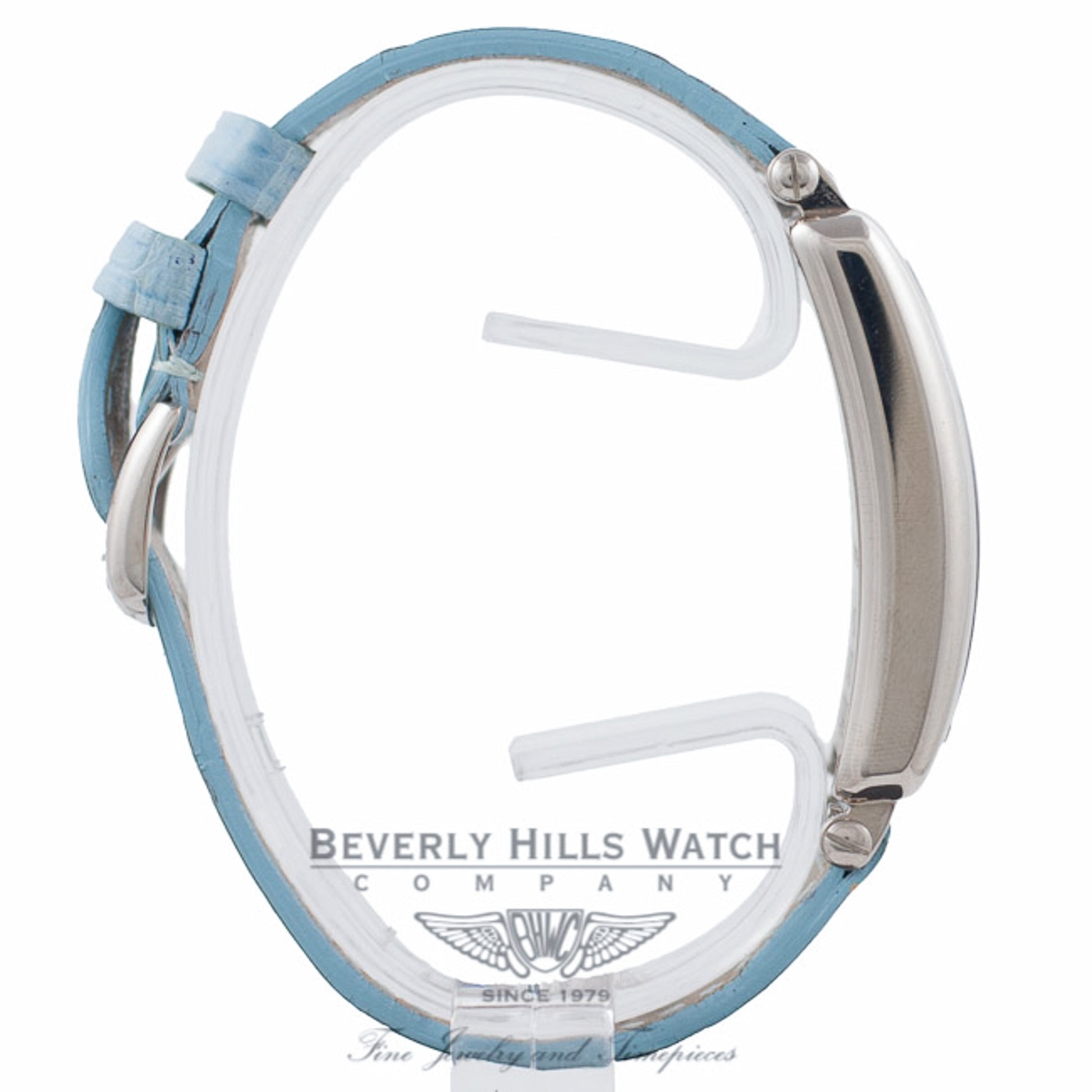 Franck Muller Long Island 18Kt White Gold Ladies Medium Watch 952QZ Beverly Hills Watch Company Watches