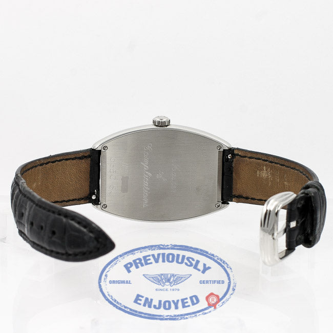 Franck Muller Stainless Steel Curvex Silver Arabic Numeral Dial Watch 6850SC Beverly Hills Watch Company Watches