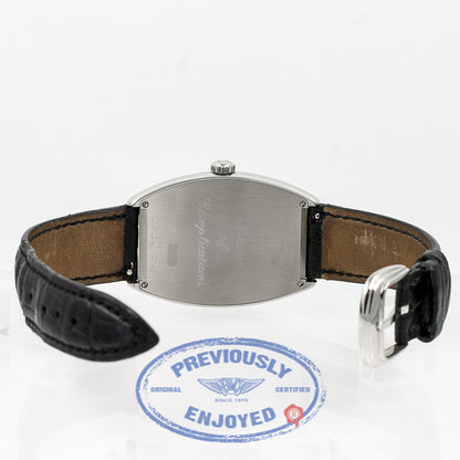 Franck Muller Stainless Steel Curvex Silver Arabic Numeral Dial Watch 6850SC Beverly Hills Watch Company Watches