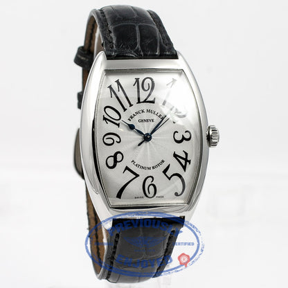 Franck Muller Stainless Steel Curvex Silver Arabic Numeral Dial Watch 6850SC Beverly Hills Watch Company Watches