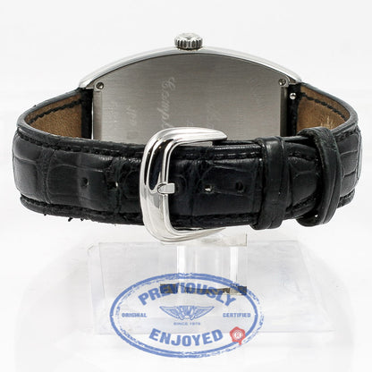 Franck Muller Stainless Steel Curvex Silver Arabic Numeral Dial Watch 6850SC Beverly Hills Watch Company Watches