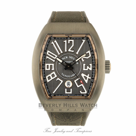 Franck Muller Vanguard Titanium and Rose Gold V45SCBRTT5NGR WHLJ0P - Beverly Hills Watch
