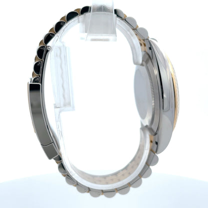 Rolex Datejust 41mm Black Diamond Dial Yellow Gold and Stainless Jubilee 126333 - Beverly Hills Watch Company