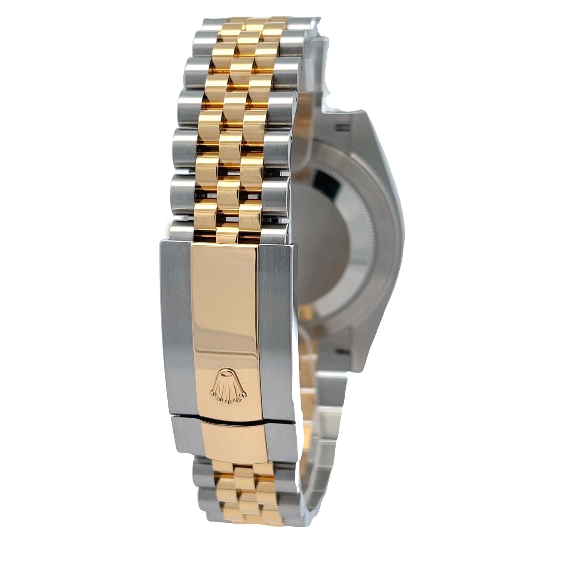 Rolex Datejust 41mm Black Diamond Dial Yellow Gold and Stainless Jubilee 126333 - Beverly Hills Watch Company