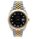 Rolex Datejust 41mm Black Diamond Dial Yellow Gold and Stainless Jubilee 126333 - Beverly Hills Watch Company