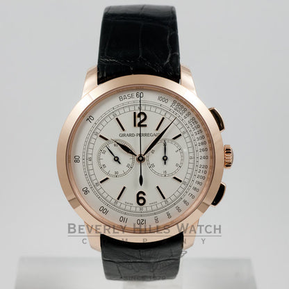 Girard Perregaux 1966 Chronograph Pink Gold Watch #49539-52-151-BK6A
