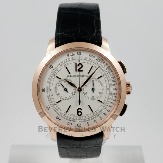 Girard Perregaux 1966 Chronograph Pink Gold Watch #49539-52-151-BK6A