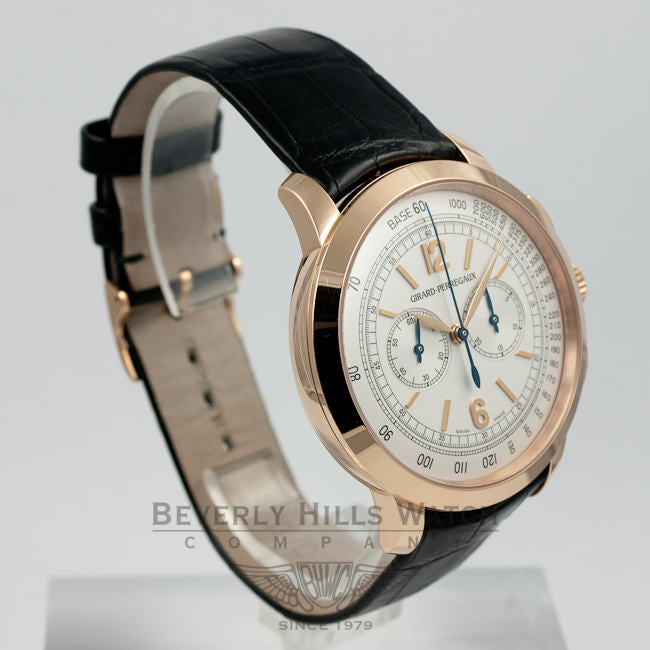 Girard Perregaux 1966 Chronograph Pink Gold Watch #49539-52-151-BK6A