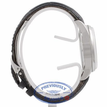 Girard Perregaux Ferrari Collection Stainless Steel Chronograph White Dial Leather Strap 4945 ZRE4CG - Beverly Hills Watch Store