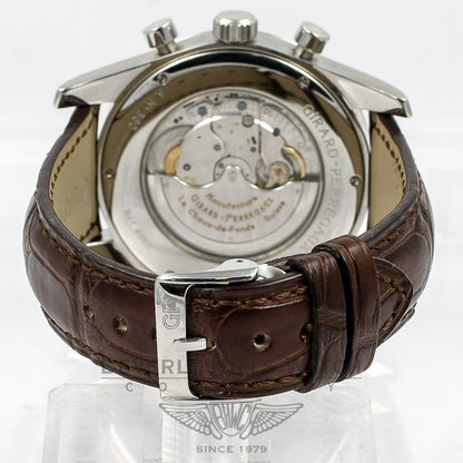 Girard Perregaux Chronograph Flyback Stainless Steel Watch 360-49580-11-651-BA6A  Beverly Hills Watch Company