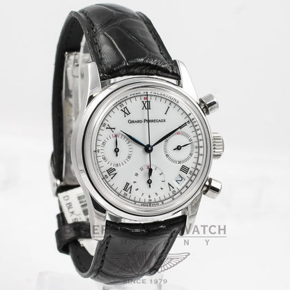 Girard Perregaux Chronograph White Gold Watch 4930 Beverly Hills Watch Company
