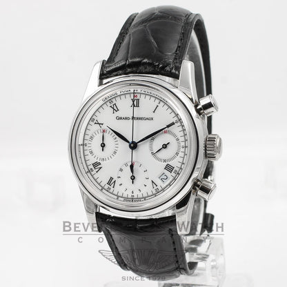 Girard Perregaux Chronograph White Gold Watch 4930 Beverly Hills Watch Company