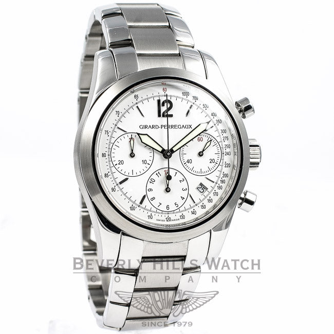 Girard Perregaux Classic Elegance Chronograph 38MM Watch 49560 Beverly Hills Watch Company