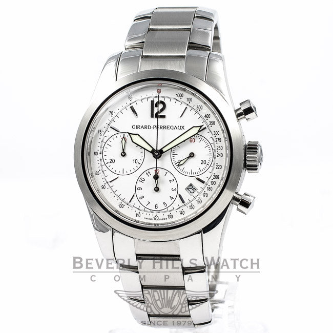 Girard Perregaux Classic Elegance Chronograph 38MM Watch 49560 Beverly Hills Watch Company