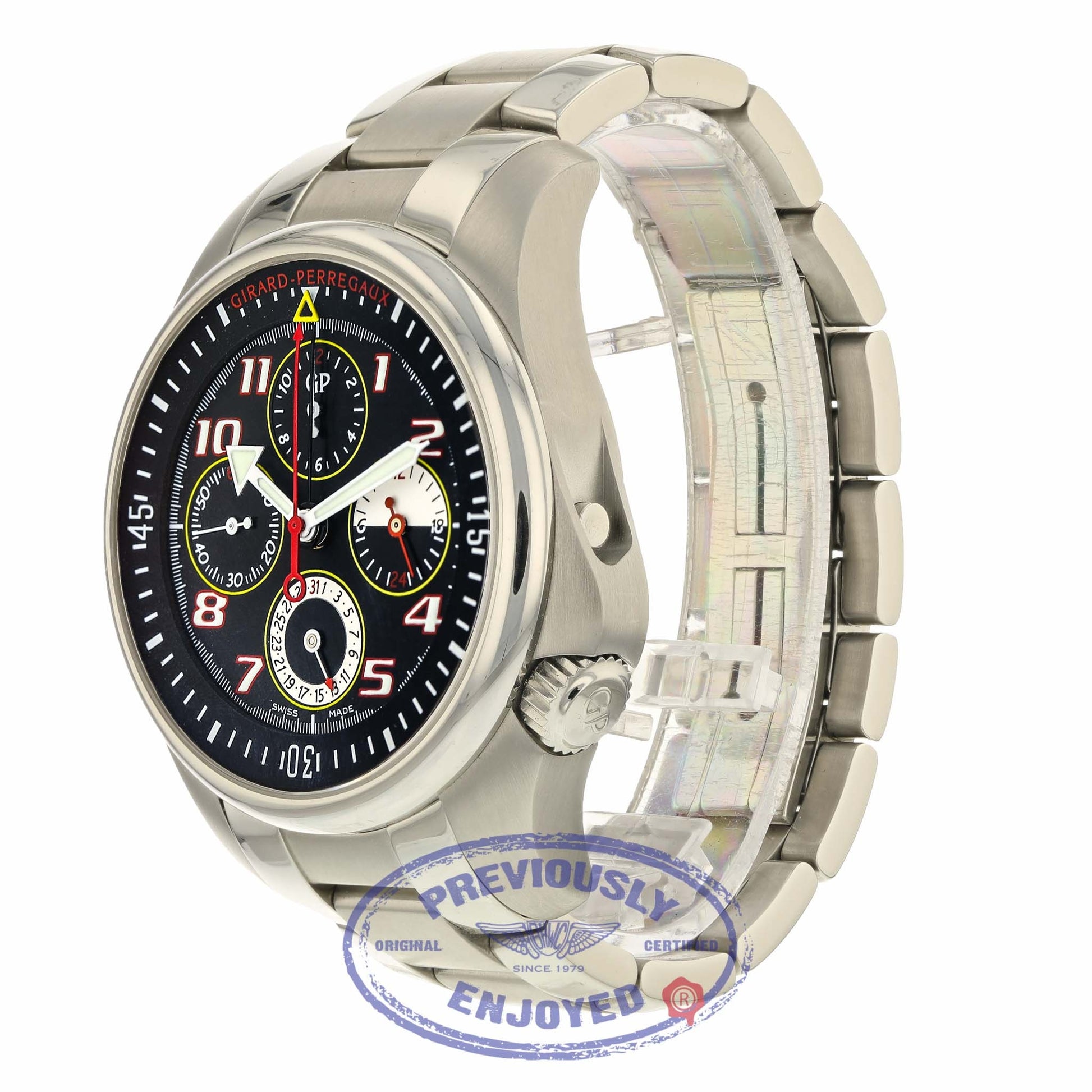 Girard Perregaux R&D Chronograph Watch 49930.1.11.6656 EMET9H - Beverly Hills Watch Company