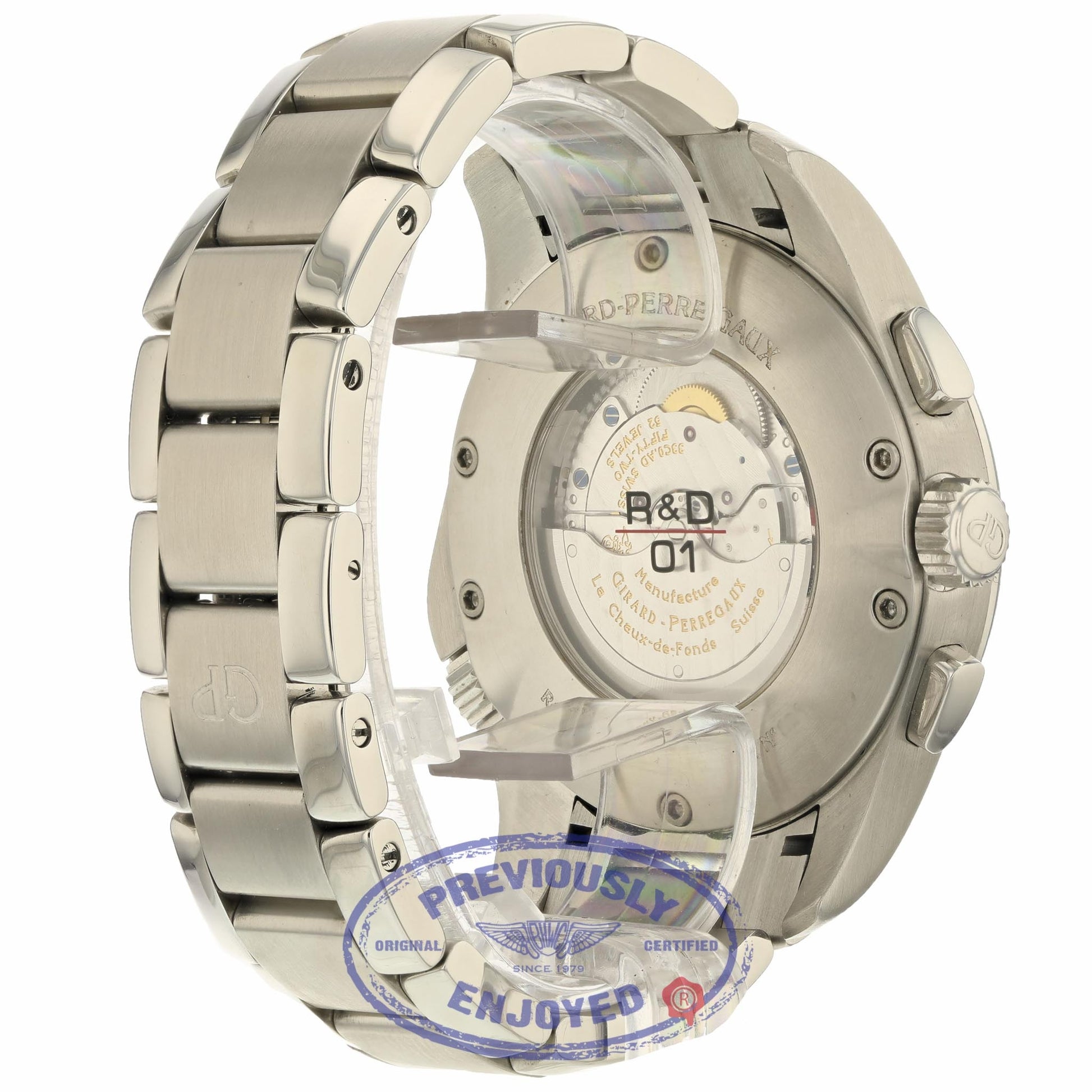 Girard Perregaux R&D Chronograph Watch 49930.1.11.6656 EMET9H - Beverly Hills Watch Company