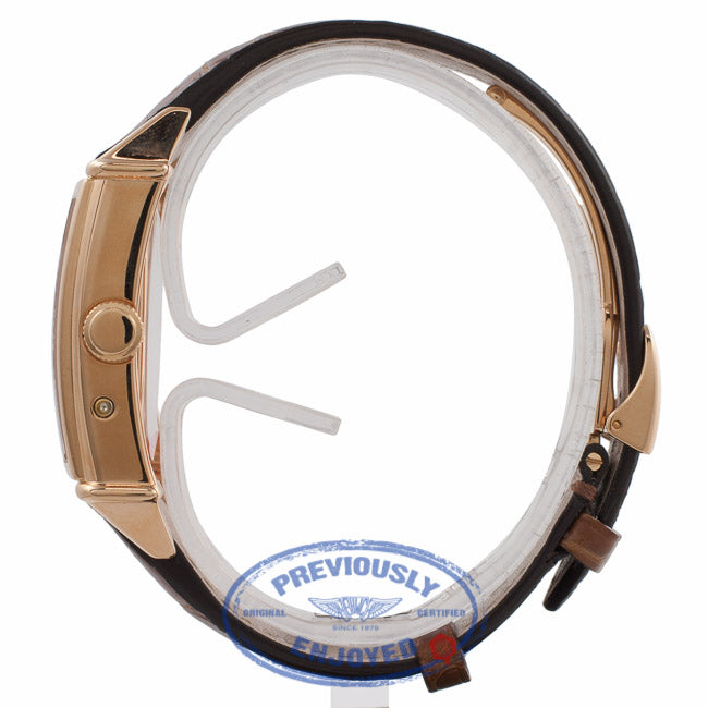 Girard Perregaux Vintage 1945 Large Moon Phase Rose Gold Brown Crocodile Strap 25800.0.52.851.BA6D 753DK0 - Beverly Hills Watch Store