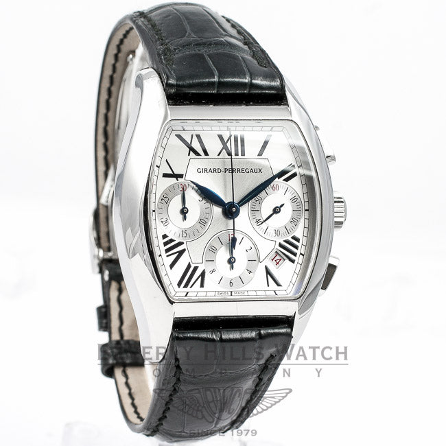 Girard Perregaux Richeville Chronograph Stainless Steel 27650-0-11-1131 - Beverly Hills Watch Company