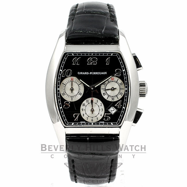 Girard Perregaux Richeville Chronograph Stainless Steel Watch 27650.0.11.6871 Beverly Hills Watch Company