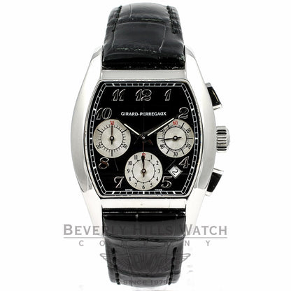 Girard Perregaux Richeville Chronograph Stainless Steel Watch 27650.0.11.6871 Beverly Hills Watch Company