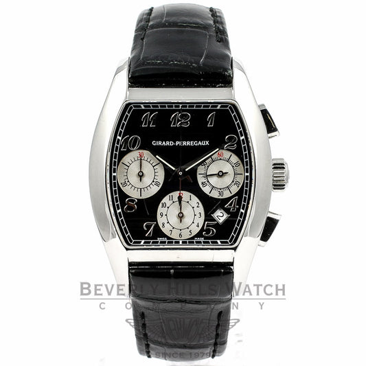 Girard Perregaux Richeville Chronograph Stainless Steel Watch 27650.0.11.6871 Beverly Hills Watch Company