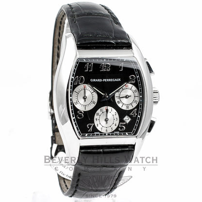 Girard Perregaux Richeville Chronograph Stainless Steel Watch 27650.0.11.6871 Beverly Hills Watch Company