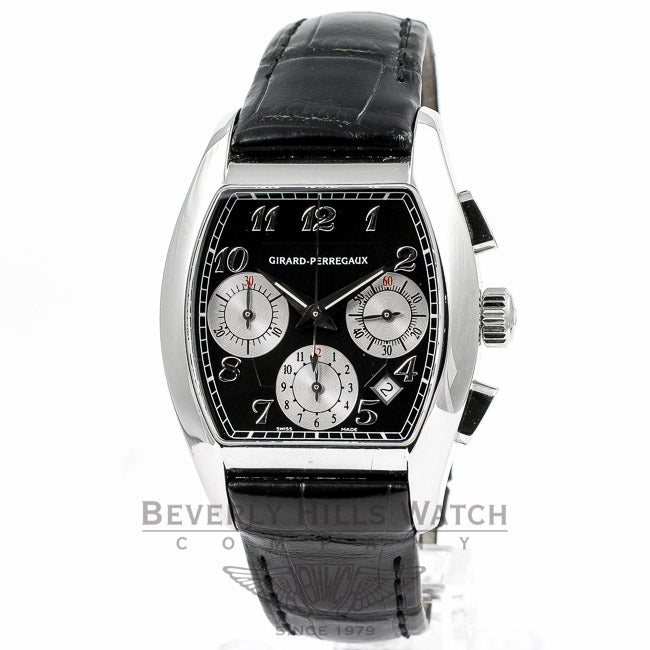 Girard Perregaux Richeville Chronograph Stainless Steel Watch 27650.0.11.6871 Beverly Hills Watch Company