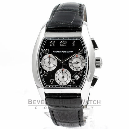 Girard Perregaux Richeville Chronograph Stainless Steel Watch 27650.0.11.6871 Beverly Hills Watch Company