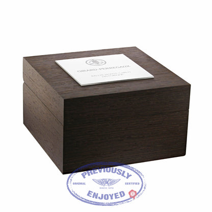 Girard Perregaux WW.TC Shadow Flyback Chronograph 43MM Ceramic Titanium Black Dial Black Rubber Strap 49820-32-611-FK6A 56E9EE - Beverly Hills Watch Company