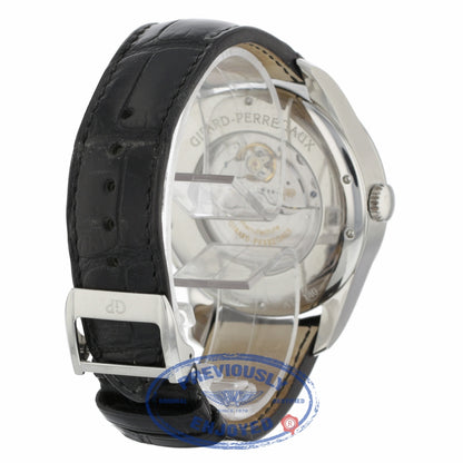 Girard Perregaux World Timer WW TC Silver Dial Chronograph 43mm 49805-11-152-BA6A FV6W9W - Beverly Hills Watch