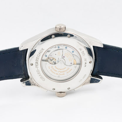 Girard Perregaux WW.TC 18KT White Gold Case 43mm Chronograph World Time 49800-53-456-BAGA Beverly Hills Watch Company Watches