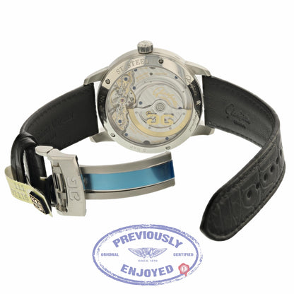 Glashutte PanoMatic Lunar Automatic 40mm Silver dial 90-02-42-32-05 048XK7 - Beverly Hills Watch Company