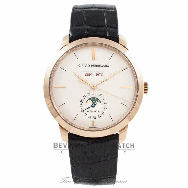 Girard Perregaux Classique Elegance 1966 Rose Gold Watch 49535-52-151-BK6A Beverly Hills Watch Company