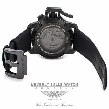 Graham Chronofighter Oversize 47MM Stainless Steel PVD Grey Dial 2CCAU.S01A 4JC2P5 - Beverly Hills Watch Company Watch Store