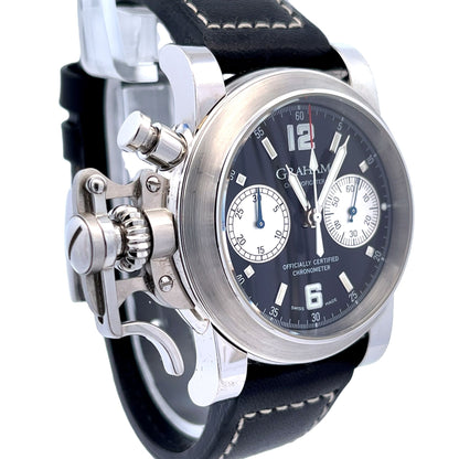 Graham Chronofighter 43mm Chronograph Black Dial 2378 - Beverly Hills Watch Company