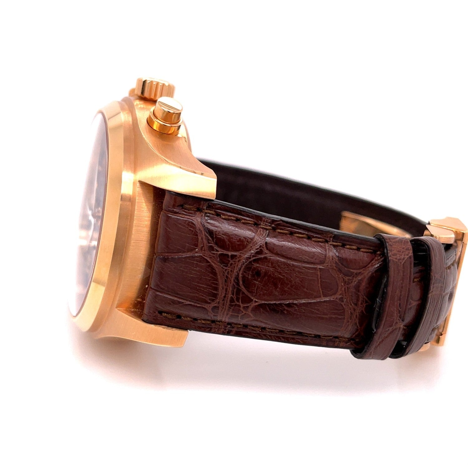 IWC Pilot Spitfire Perpetual Calendar Digital Date Month Rose Gold Watch IW379103 Beverly Hills Watch Company Watches