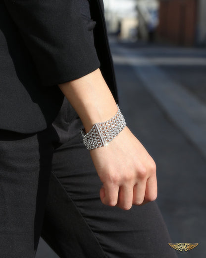 Dantel 18k White Gold Diamond Bracelet GVLNKP