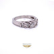 Round Brilliant Cut Three Diamond Ring Engagement Ring H38LT9 - Beverly Hills Watch and Jewelry Company