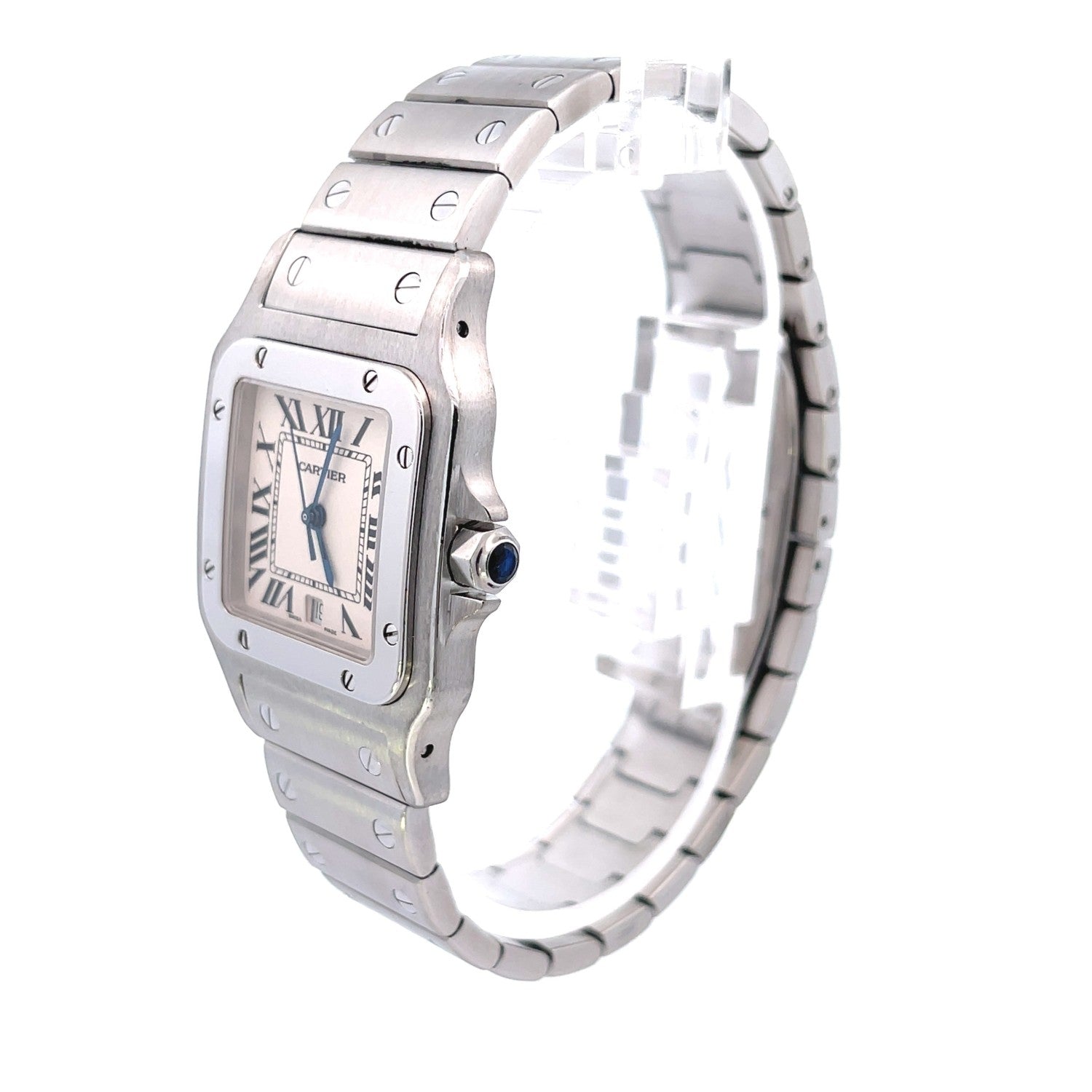Cartier Santos Galbee Stainless Steel W20060D6 Beverly Hills Watch Company