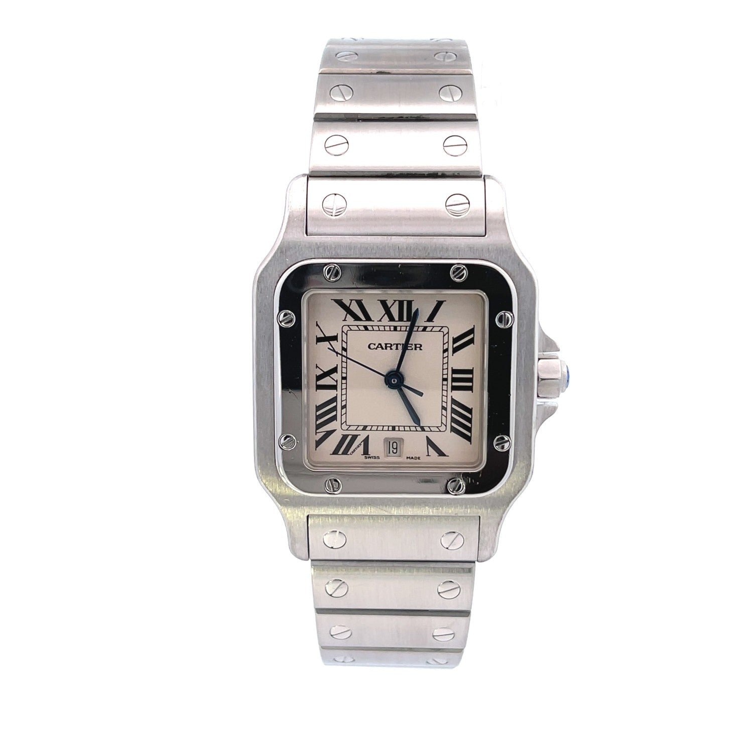 Cartier Santos Galbee Stainless Steel W20060D6 Beverly Hills Watch Company