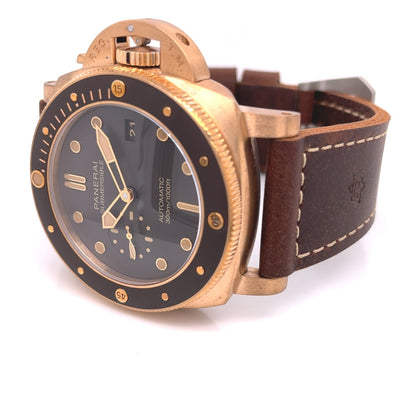 Panerai Submersible 47mm Bronze Brown Dial PAM00968 HA8RAJ - Beverly Hills Watch Company