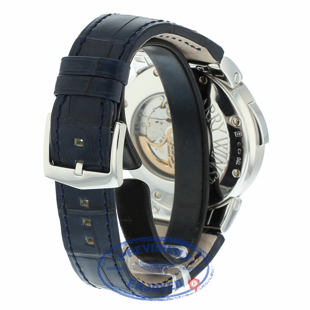 Harry Winston Ocean Dual Time Gold Edition OCEATZ44WW002 6K1TN0 - Beverly Hills Watch Company