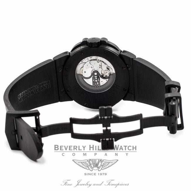 Harry Winston Ocean Dual Time Black Edition 400/MATZ44ZKC.K2 - Beverly Hills Watch Company Watch Store