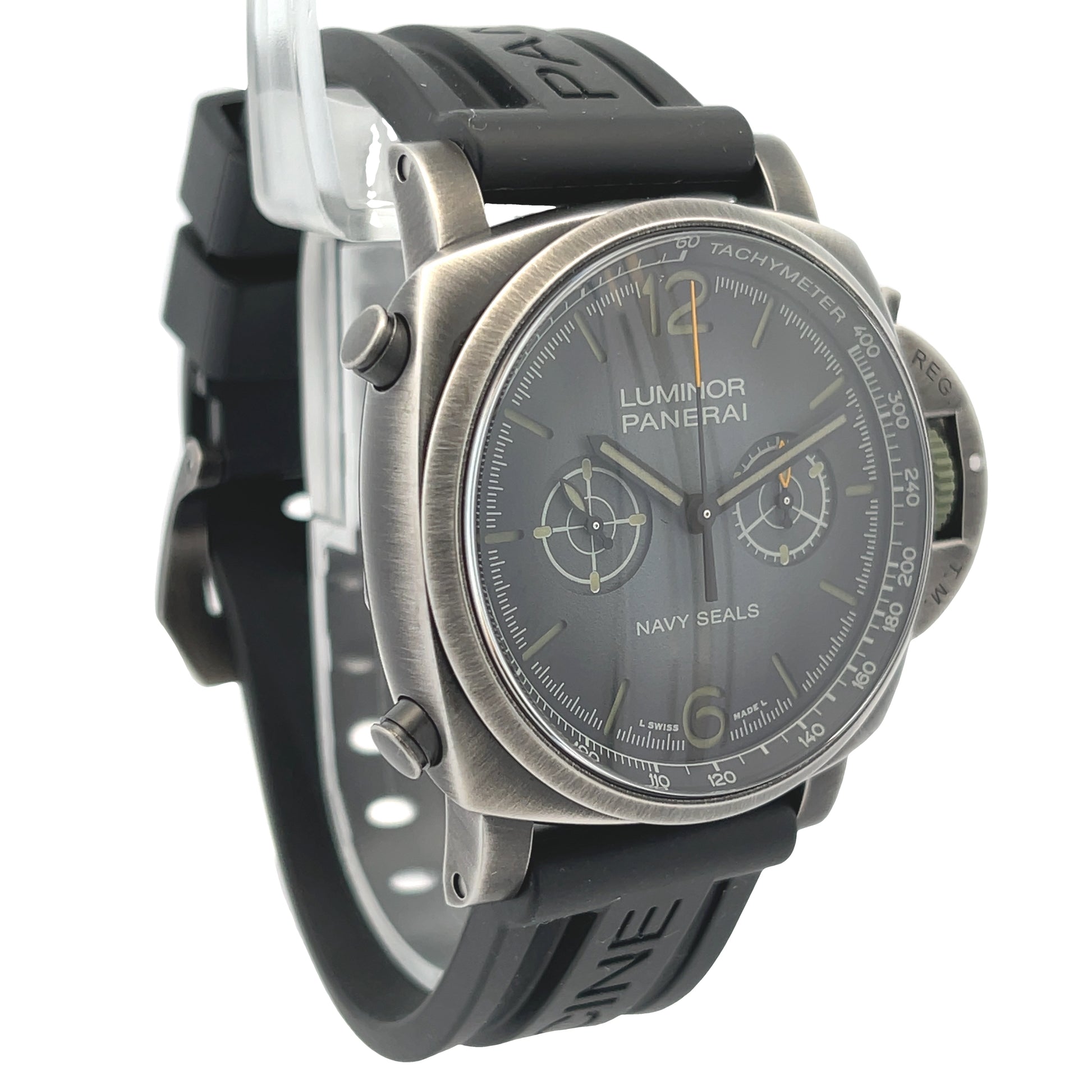 Panerai Luminor Chronograph Navy SEALs 44mm Grey Gradient PAM01409 - Beverly Hills Watch Company