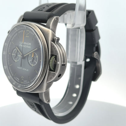 Panerai Luminor Chronograph Navy SEALs 44mm Grey Gradient PAM01409 - Beverly Hills Watch Company