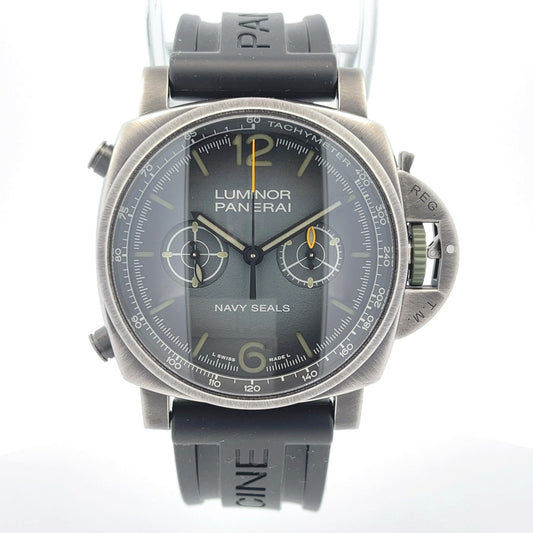 Panerai Luminor Chronograph Navy SEALs 44mm Grey Gradient PAM01409 - Beverly Hills Watch Company